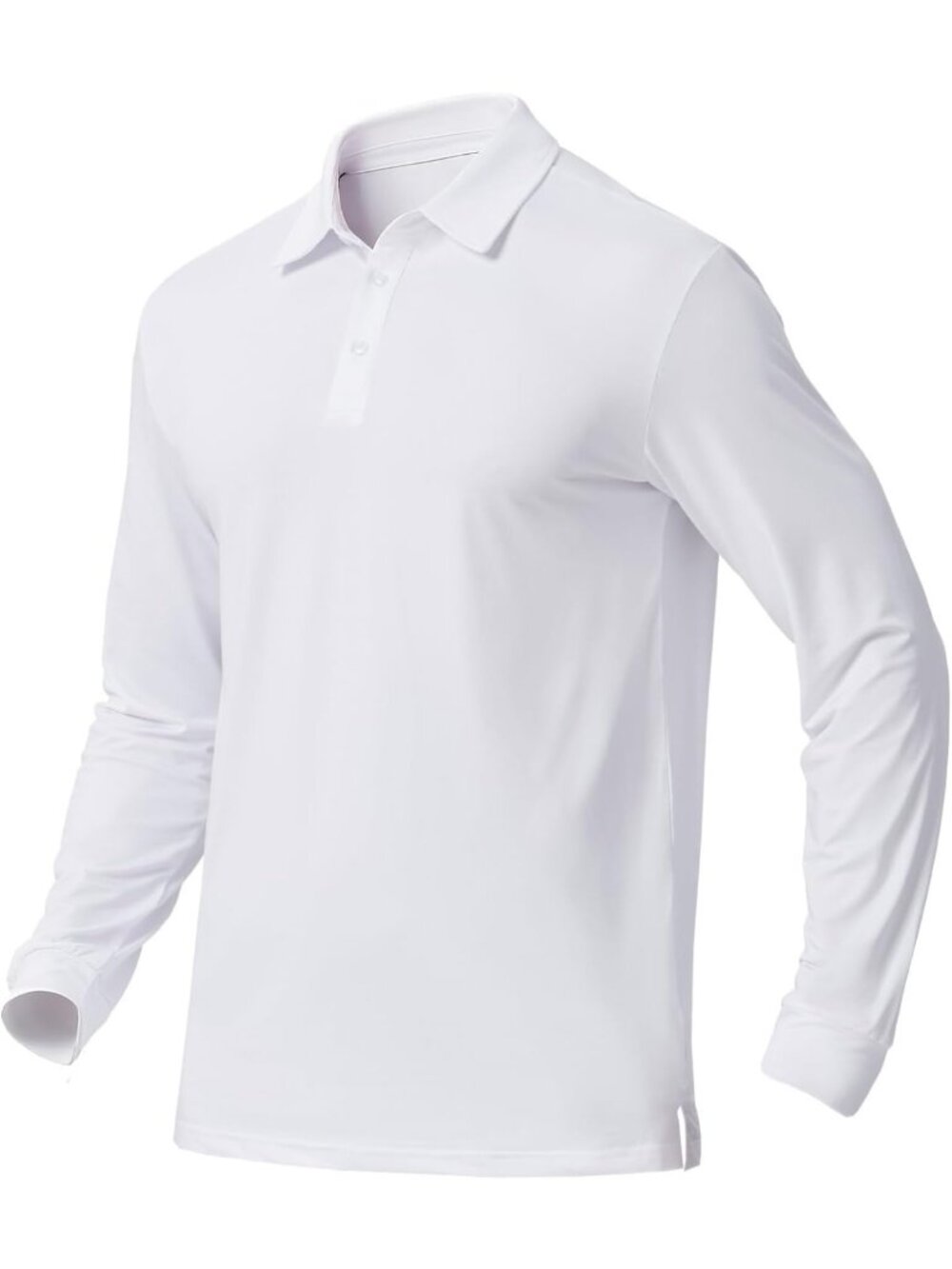 Men's Long Sleeve Polo Shirt - Golf, UPF 50+ Sun Protection, Breathable Fabric